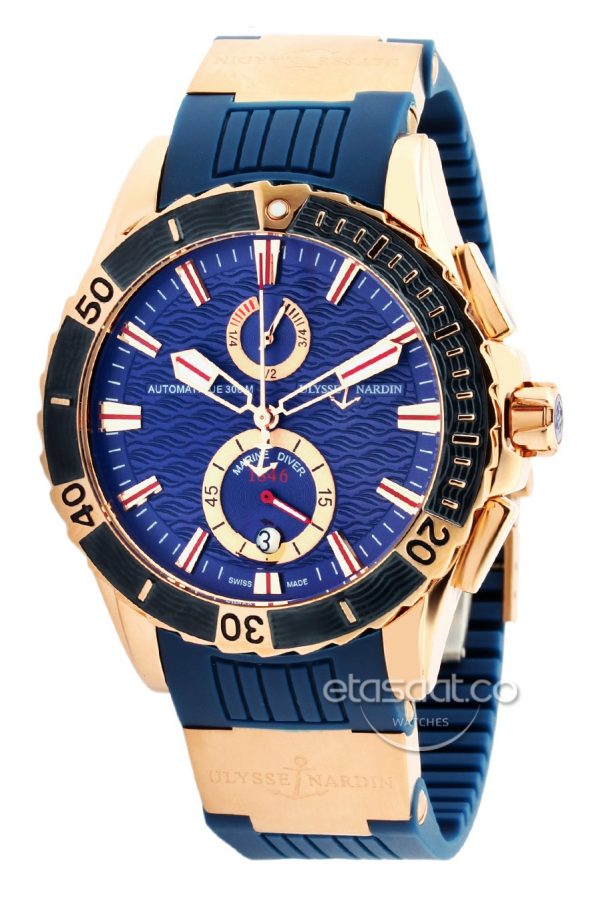 Ulysse Nardin Marine Diver 1846 Lacivert Kadran-0