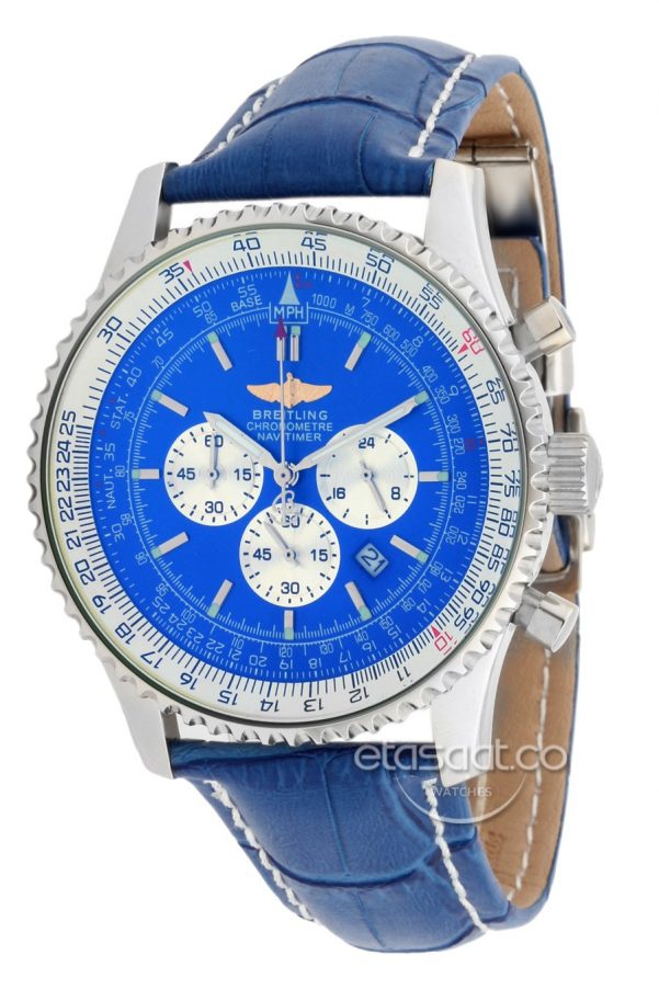 Breitling 1884 Navitimer Blue Replika Saat-0