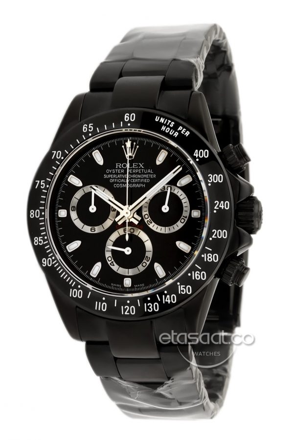 Rolex Oyster Perpetual Cosmograph Daytona All Black Eta Swiss-0