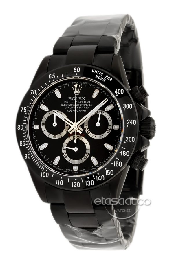 Rolex Oyster Perpetual Cosmograph Daytona All Black Eta Swiss-0