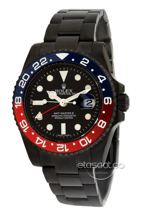 Rolex Gmt Master II Black Eta Swiss-0