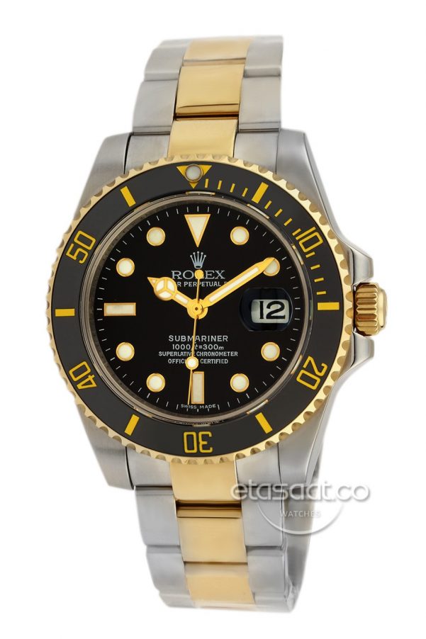 Rolex Submariner Gold Two Tone Eta Saat-0