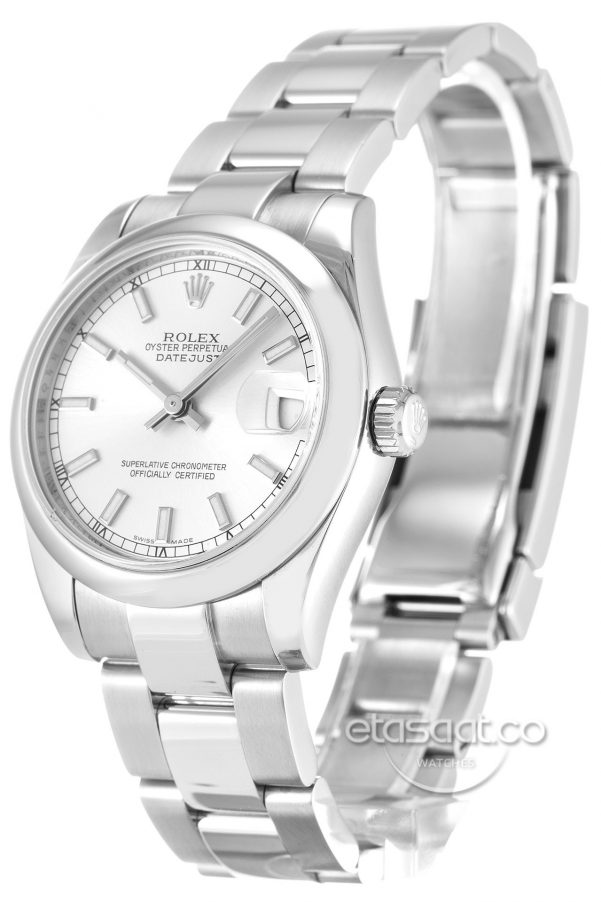 Rolex Date-just Silver Replika Saat-9019