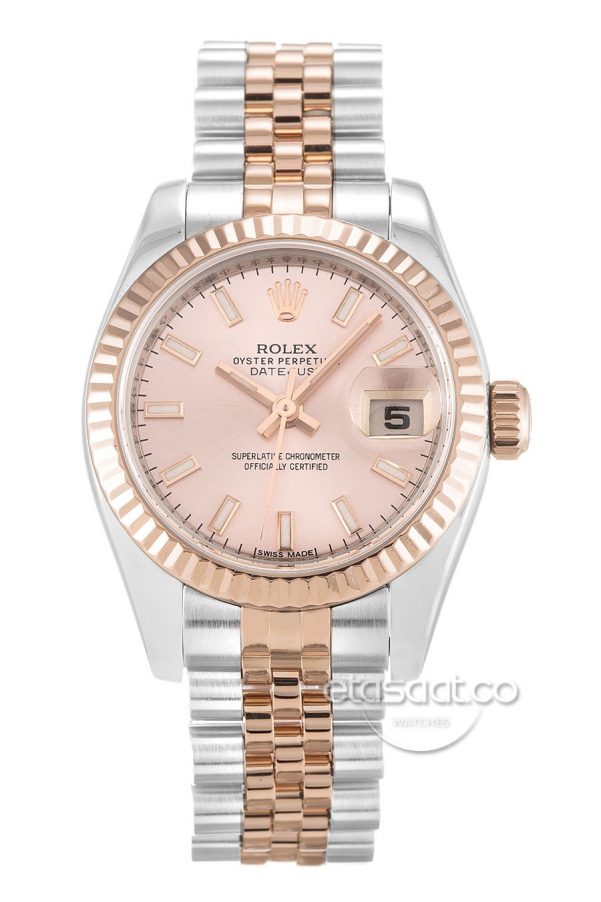 Rolex Datejust Rose Kadran Bayan Kol Saati-0