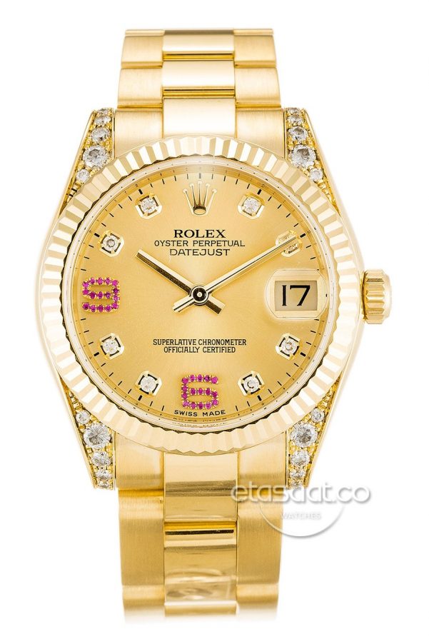 Rolex Date-just Mid-Size Bayan Kol Saati-0