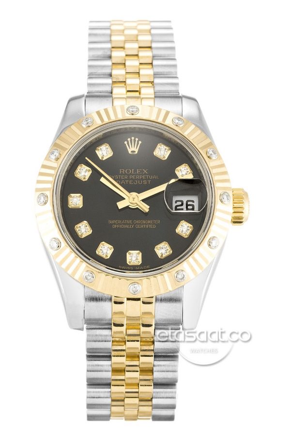 Rolex Date-just 31mm Replika Bayan Saat-0