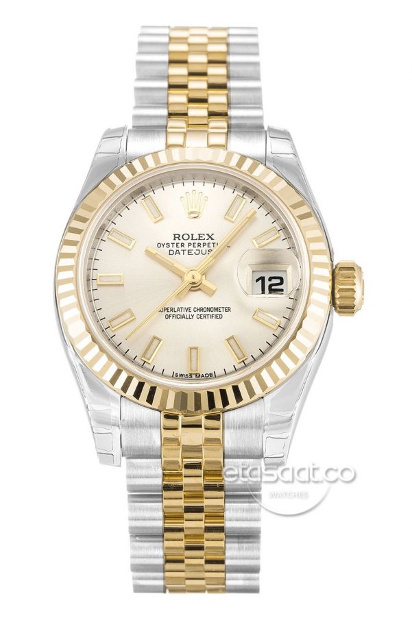 Rolex Datejust Silver Baton Bayan Saat-0