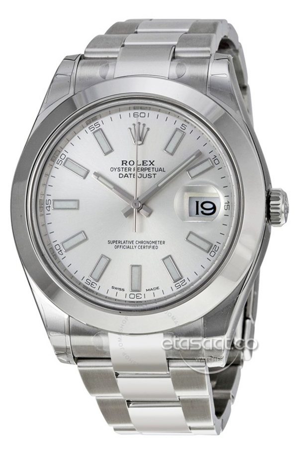 Rolex Date-just II Silver Erkek Kol Saati-0