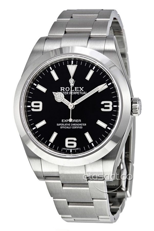 Rolex Explorer Black Oyster Automatic Erkek Kol Saati-0