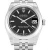 Rolex Date-just Black Baton Bayan Kol Saati-0