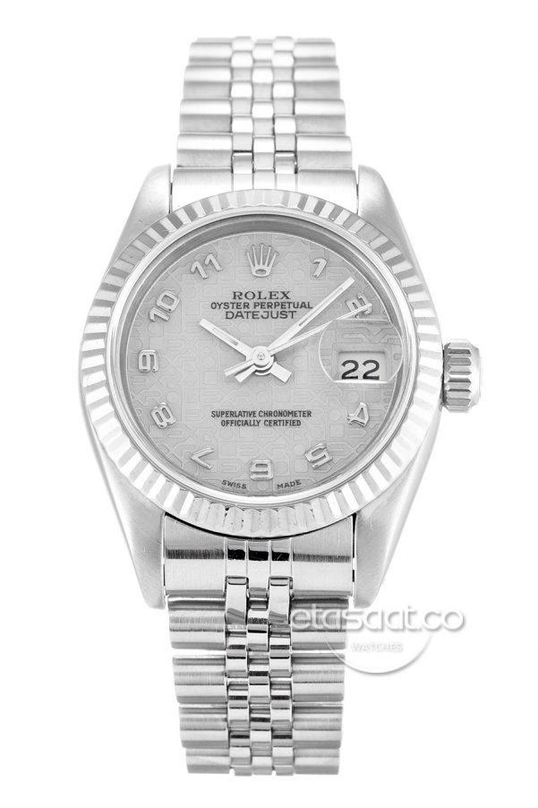 Rolex Date-just Silver Jubilee Lady Saat-0