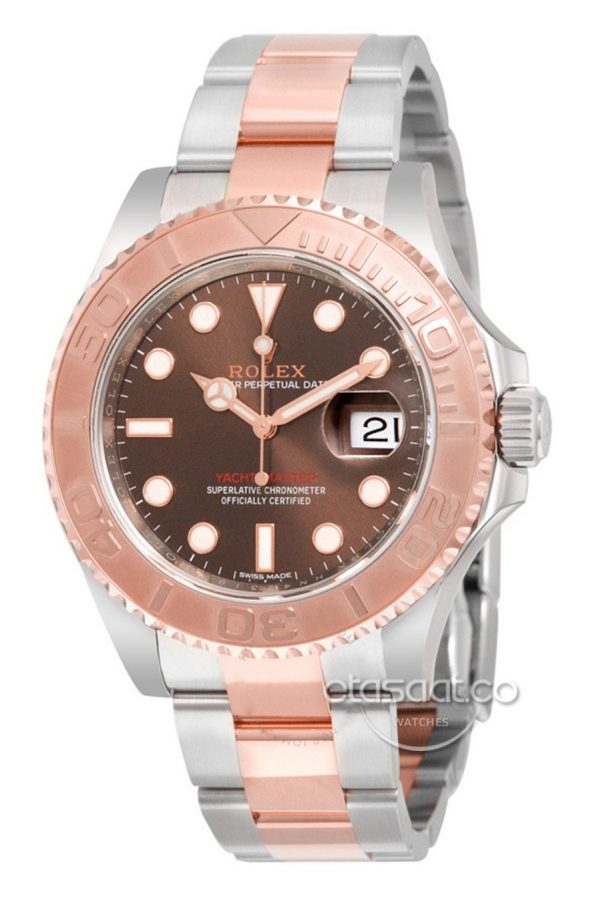 Rolex Yacht-Master Chocolate Gold Oyster Erkek Kol Saati-0