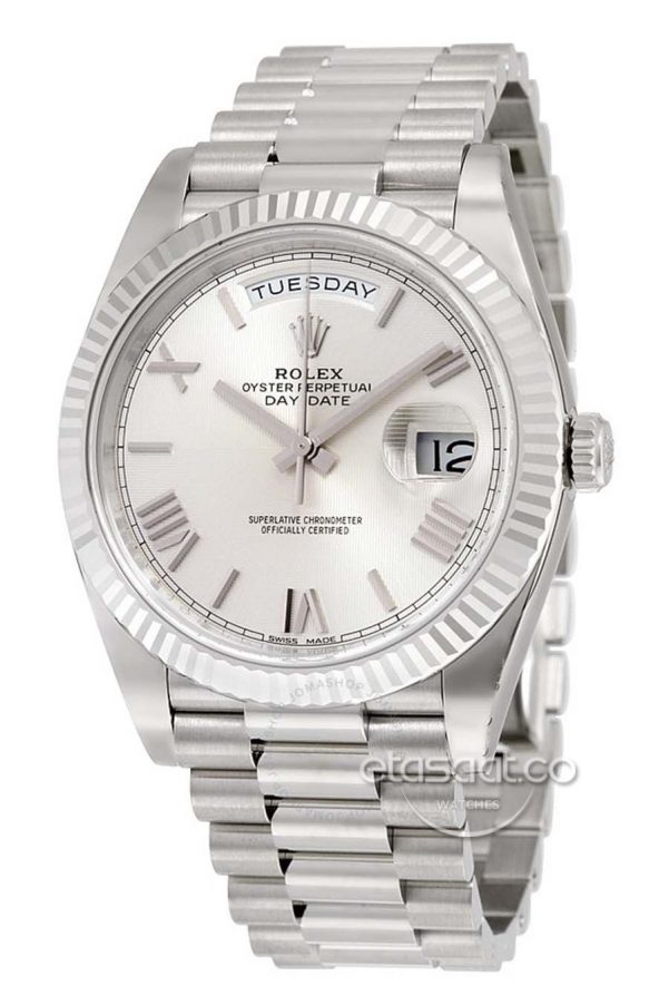 Rolex Day-Date Silver Automatic -0