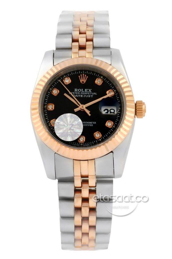 Rolex Date-just Siyah Kadran 31mm-0